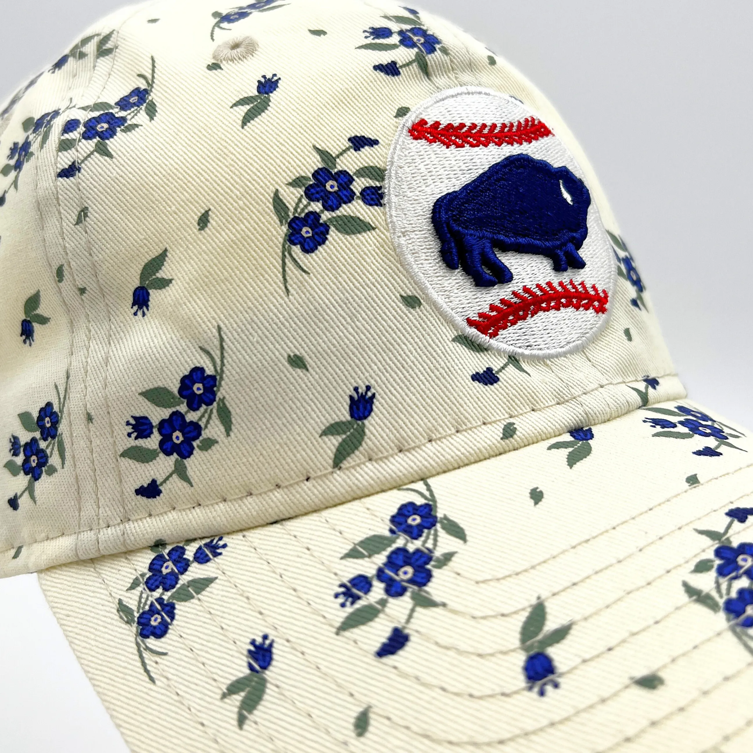 Women's New Era Buffalo Bills Cream Floral Hat