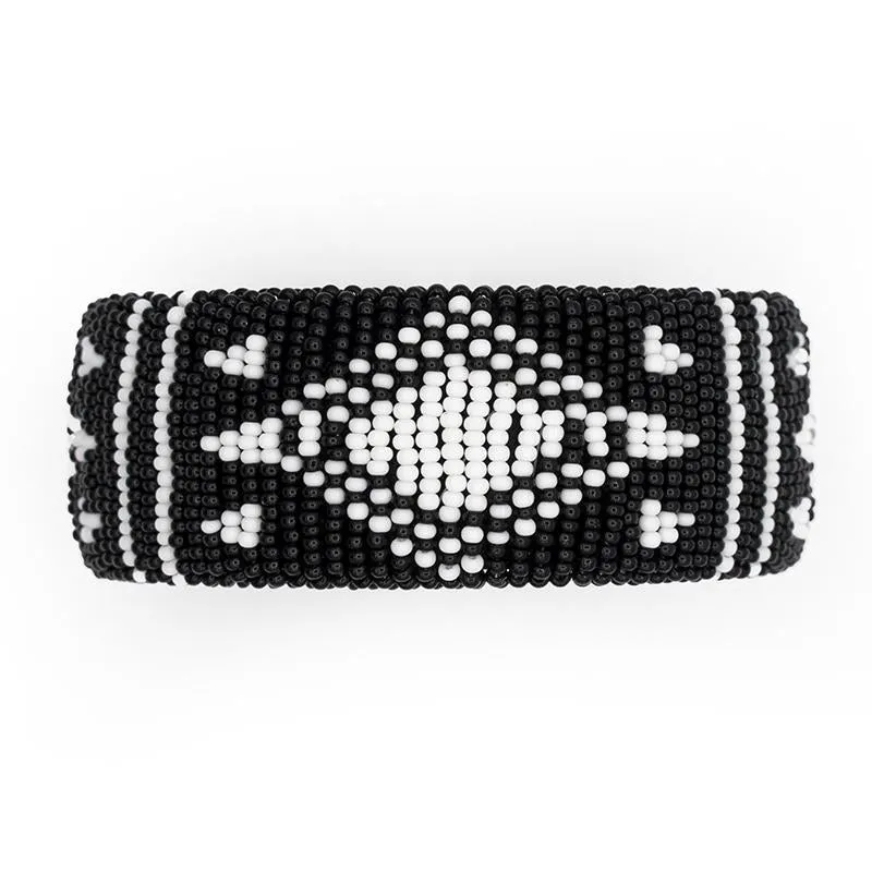 Zulu Beaded Cuff Bangle 01